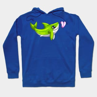 Shark Bites! (Green) Hoodie